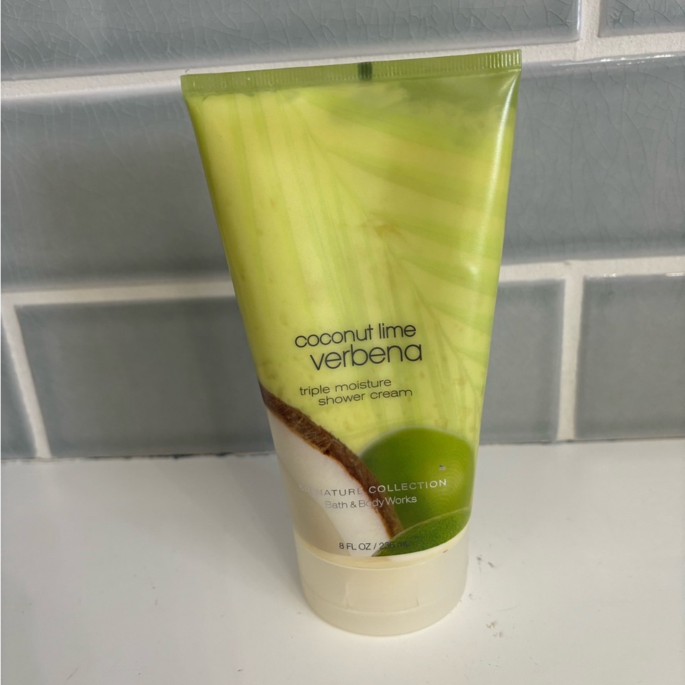 Bath & Body Works Coconut Lime Verbena Triple Moisture Shower Cream